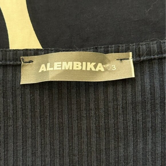 Alembika Sleeveless Maxi Dress Striped Polka Dot Navy Blue Lagenlook Size 10-12 - Picture 4 of 6